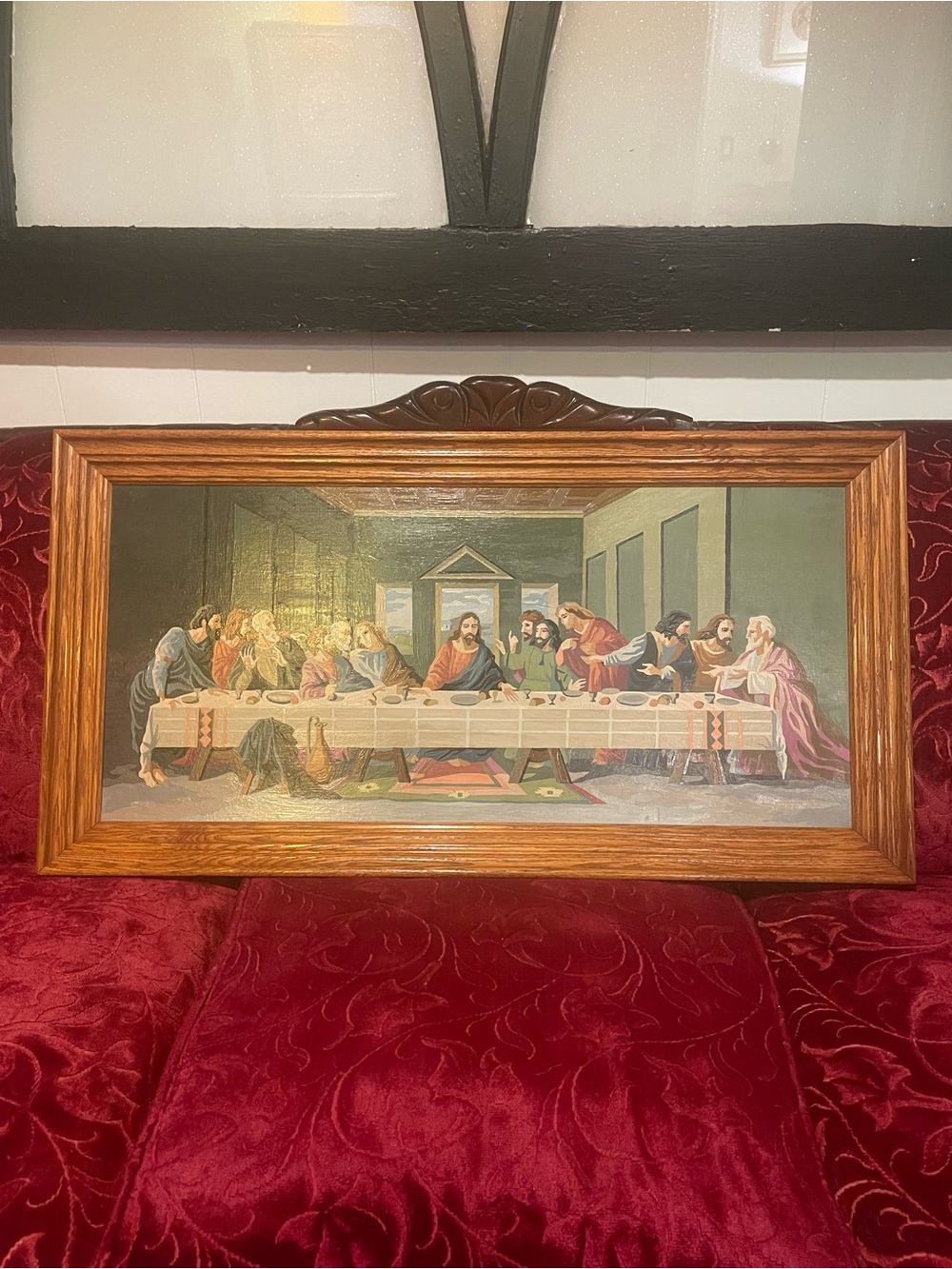 Vintage Paint by number “The Last Supper” religious art
